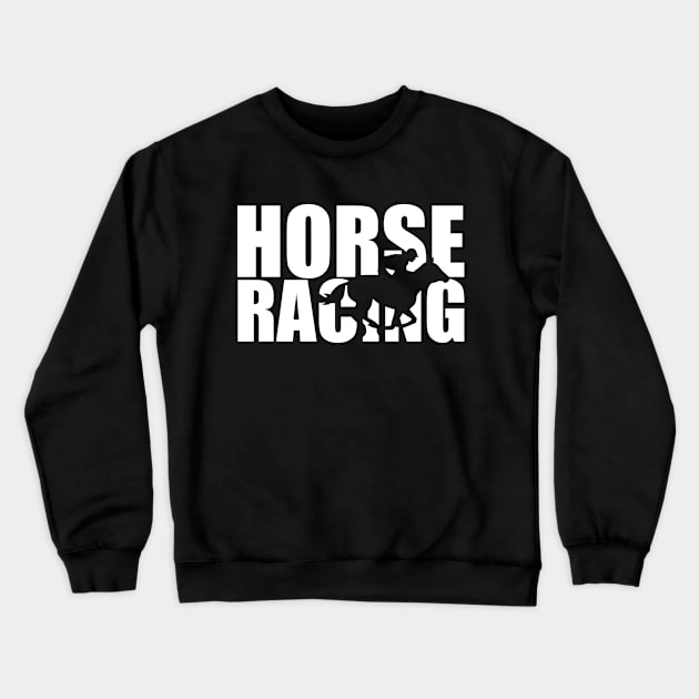 Horse Racing Crewneck Sweatshirt by Designzz